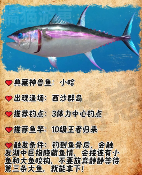 欢乐钓鱼大师典藏神兽鱼怎么钓-典藏神兽鱼触发条件获取技巧分享